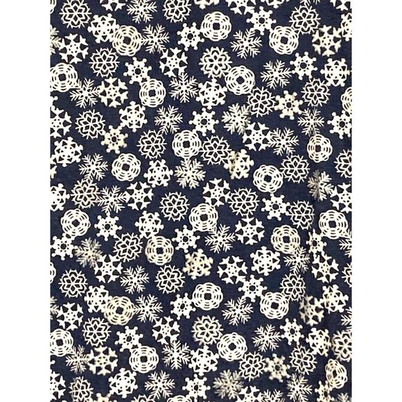 SNOWFLAKE Pattern Turtleneck Shirt - Land's End - Women's Large - Picture 3 of 6